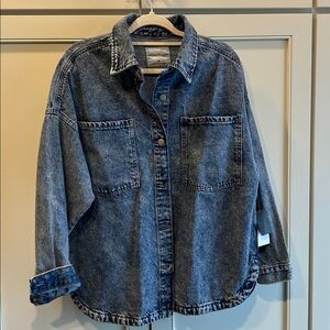 NWT Denim Shirt Jacket